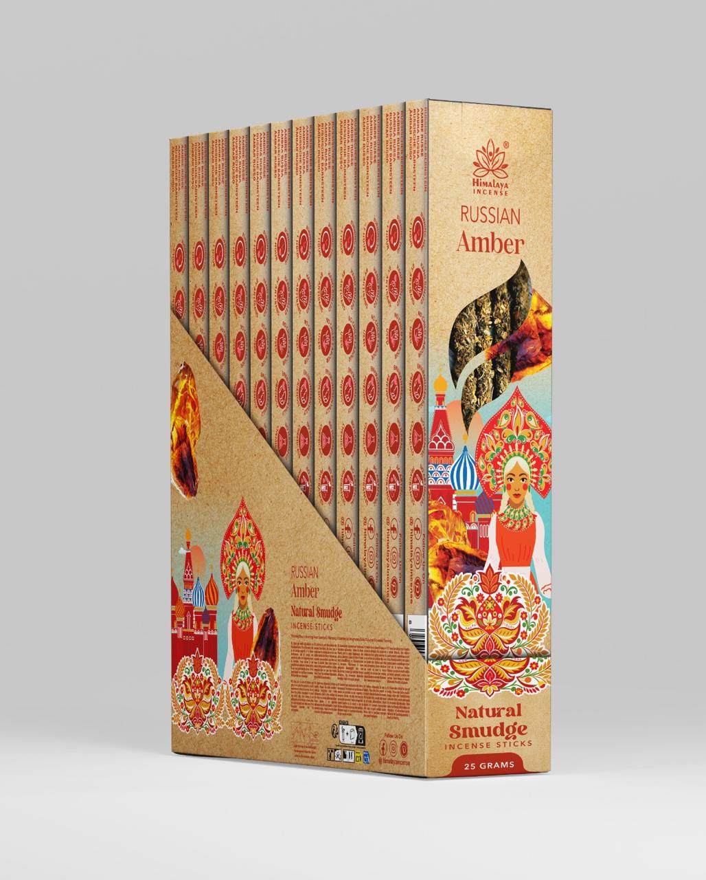 Himalaya Russian Amber Incense Stick-25g